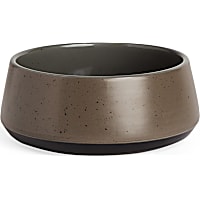 Reddy Gray Angular Dog Bowl