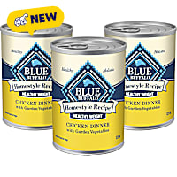 Blue Buffalo Homestyle Recipe Healthy Weight Chicken Dinner Wet Adult Dog Food