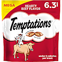 Temptations Classic Hearty Beef Flavor Crunchy and Soft Cat Treats