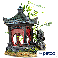 Imagitarium Asian Gazebo with Bamboo Ornament