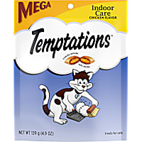 Temptations Indoor Care Chicken Flavor Crunchy and Soft Cat Treats