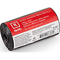 Reddy Black Logo Waste Bag Roll for Dogs