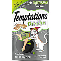 Temptations Seasonal Halloween Tasty Human Chicken, Liver, Beef Flavors Mixups Crunchy and Soft Cat Treats