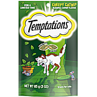 Temptations Classic Creepy Catnip Blissful Flavor Crunchy and Soft Cat Treats