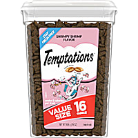 Temptations Classic Shrimpy Shrimp Flavor Crunchy and Soft Cat Treats