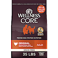 Wellness CORE Natural Grain Free Original Turkey & Chicken Dry Dog Food