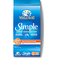 Wellness Simple Natural Limited Ingredient Duck and Oatmeal Recipe Dry Dog Food