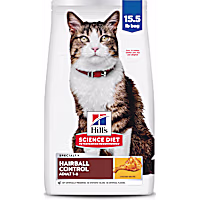 Hill's Science Diet Adult Hairball Control Chicken Recipe Dry Cat Food