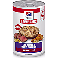 Hill's Science Diet Chicken & Beef Entree Adult Canned Dog Food