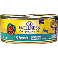 Wellness Complete Health Natural Grain Free Morsels Tuna Entree Wet Cat Food