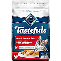 Blue Buffalo Blue Tastefuls Salmon & Brown Rice Recipe Natural Dry Food for Adult Indoor Cats