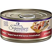 Wellness CORE Signature Selects Natural Grain Free Flaked Skipjack Tuna & Salmon Wet Cat Food