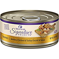 Wellness CORE Signature Selects Natural Grain Free Chunky Chicken & Turkey Wet Cat Food