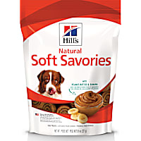 Hill's Natural Soft Savory Dog Treats with Peanut Butter & Banana