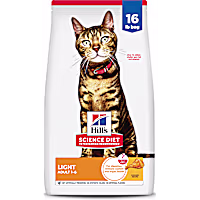 Hill's Science Diet Adult Light Chicken Recipe Dry Cat Food
