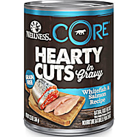 Wellness CORE Natural Grain Free Whitefish & Salmon Hearty Cuts Dog Food