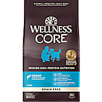 Wellness CORE Natural Grain Free Ocean Whitefish, Herring & Salmon Dry Dog Food