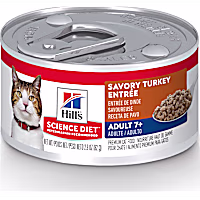 Hill's Science Diet Adult 7+ Savory Turkey Entree Canned Wet Cat Food