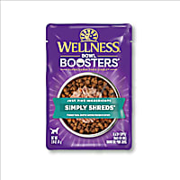 Wellness Bowl Boosters Simply Shreds Natural Grain Free Tuna, Beef & Carrots Wet Dog Food