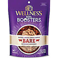 Wellness CORE Natural Bowl Boosters Bare Mixer or Topper Freeze Dried Beef Dry Dog Food