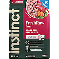 Instinct Frozen Raw Bites Grain Free Real Beef Recipe Dog Food