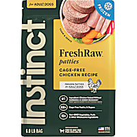 Instinct Frozen Raw Patties Grain Free Cage Free Chicken Recipe Dog Food