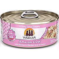 Weruva Classics Amazon Livin' with Chicken & Chicken Liver in Gravy Wet Cat Food