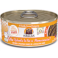 Weruva Pate Who Wants to be a Meowionaire? Chicken & Pumpkin Dinner in a Hydrating Puree Wet Cat Food