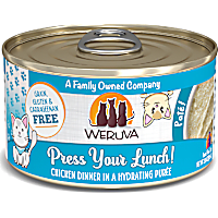 Weruva Pate Press Your Lunch! Chicken Dinner in a Hydrating Puree Wet Cat Food