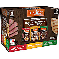Instinct Healthy Cravings Grain Free Recipe Variety Pack Natural Wet Dog Food Topper
