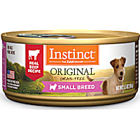 Instinct Original Small Breed Grain Free Real Beef Recipe Natural Wet Canned Dog Food