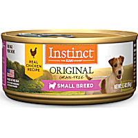 Instinct Original Small Breed Grain Free Real Chicken Recipe Natural Wet Canned Dog Food