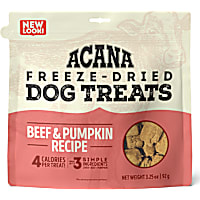 ACANA Singles Limited Ingredients & Freeze-Dried Beef & Pumpkin Grain Free Dog Treats