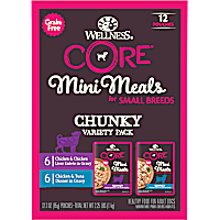Wellness CORE Mini Meals Chunky Variety Pack Wet Dog Food