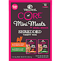 Wellness CORE Mini Meals Shredded Variety Pack Wet Dog Food