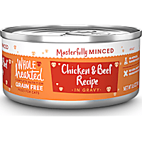 WholeHearted All Life Stages Grain-Free Chicken & Beef Recipe Minced in Gravy Wet Cat Food