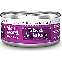 WholeHearted All Life Stages Grain-Free Turkey with Veggies Recipe Morsels in Gravy Wet Cat Food