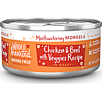 WholeHearted All Life Stages Grain-Free Chicken & Beef with Veggies Recipe Morsels in Gravy Wet Cat Food