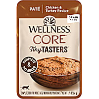 Wellness CORE Grain Free Tiny Tasters Chicken & Turkey Pate Wet Cat Food