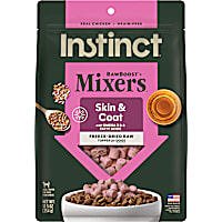 Instinct Freeze Dried Raw Boost Mixers Grain Free Skin & Coat Health Recipe All Natural Dog Food Topper