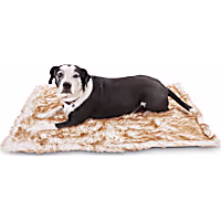 Reddy Brown Faux-Fur & Fleece Pet Throw