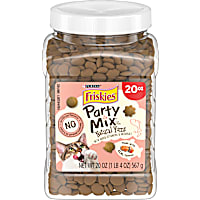 Friskies Natural Party Mix Yums With Real Salmon Cat Treats