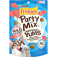 Friskies Party Mix Natural Yums With Wild Tuna Cat Treats