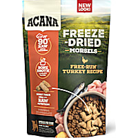 ACANA Topper Free-Run Turkey Recipe Morsels Grain-Free High Protein Freeze Dried Dog Food