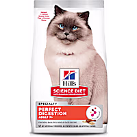 Hill's Science Diet Adult 7+ Perfect Digestion Chicken, Barley & Whole Oats Recipe Dry Cat Food