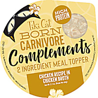 Tiki Cat Born Carnivore Complements Chicken Wet Cat Food Topper