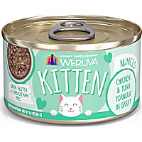 Weruva Kitten Minced Chicken & Tuna Formula in Gravy Wet Cat Food