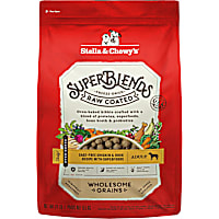 Stella & Chewy's SuperBlends Raw Coated Wholesome Grains Cage-Free Chicken & Duck Recipe with Superfoods Dry Dog Food