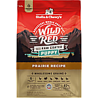Stella & Chewy's Wild Red Raw Coated High Protein Wholesome Grains Puppy Prairie Recipe Dry Dog Food