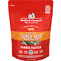 Stella & Chewy's Freeze Dried Raw Dinner Patties High Protein Super Beef Recipe Dry Dog Food